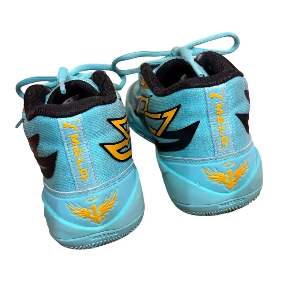 PUMA MB.02 Honeycomb Basketball Shoes Lamelo‎ Ball Youth Size 4 Blue